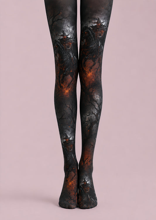 Haunted Horseman Halloween Cosplay Pantyhose L67-8