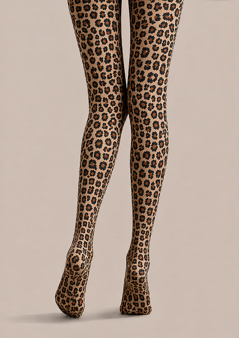 Street Style Leopard Tights Hosiery Pantyhose L68-101