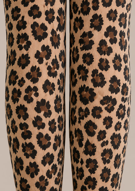 Street Style Leopard Tights Hosiery Pantyhose L68-101