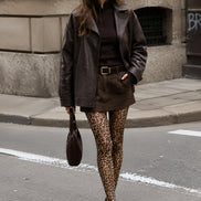 Street Style Leopard Tights Hosiery Pantyhose L68-101