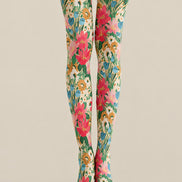Spring Colorful Floral Patterned Tights Hosiery L68-102