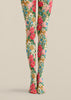 Spring Colorful Floral Patterned Tights Hosiery L68-102