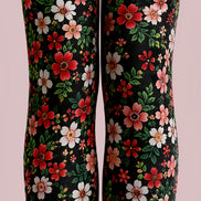 Ditsy Garden Floral Print Tights Hosiery Pantyhose L68-107