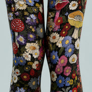 Woodland Bloom Floral Print Tights Hosiery Pantyhose L68-109