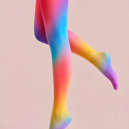 Y2K Rainbow Gradient Hosiery Tights L68-120