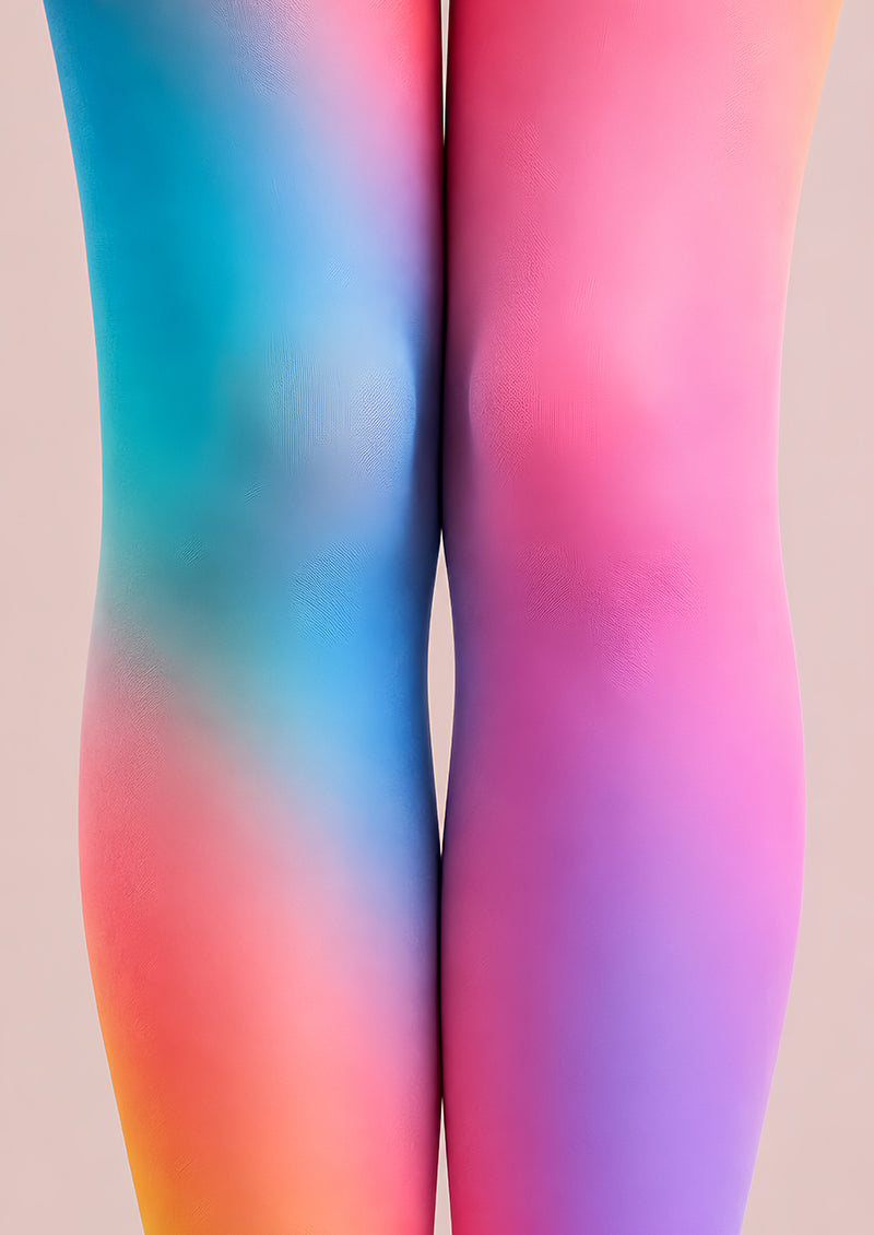 Y2K Rainbow Gradient Hosiery Tights L68-120