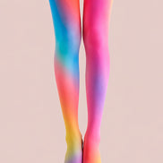 Y2K Rainbow Gradient Hosiery Tights L68-120