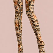 Ethnic Boho Geometric Pattern Tights L68-121