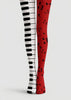 Musical Notes Piano Key Tights Hosiery Pantyhose L68-123