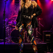Rock Guitar Music Print Tights L68-125