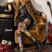 Urban Graffiti Graphic Tights Hosiery L68-128