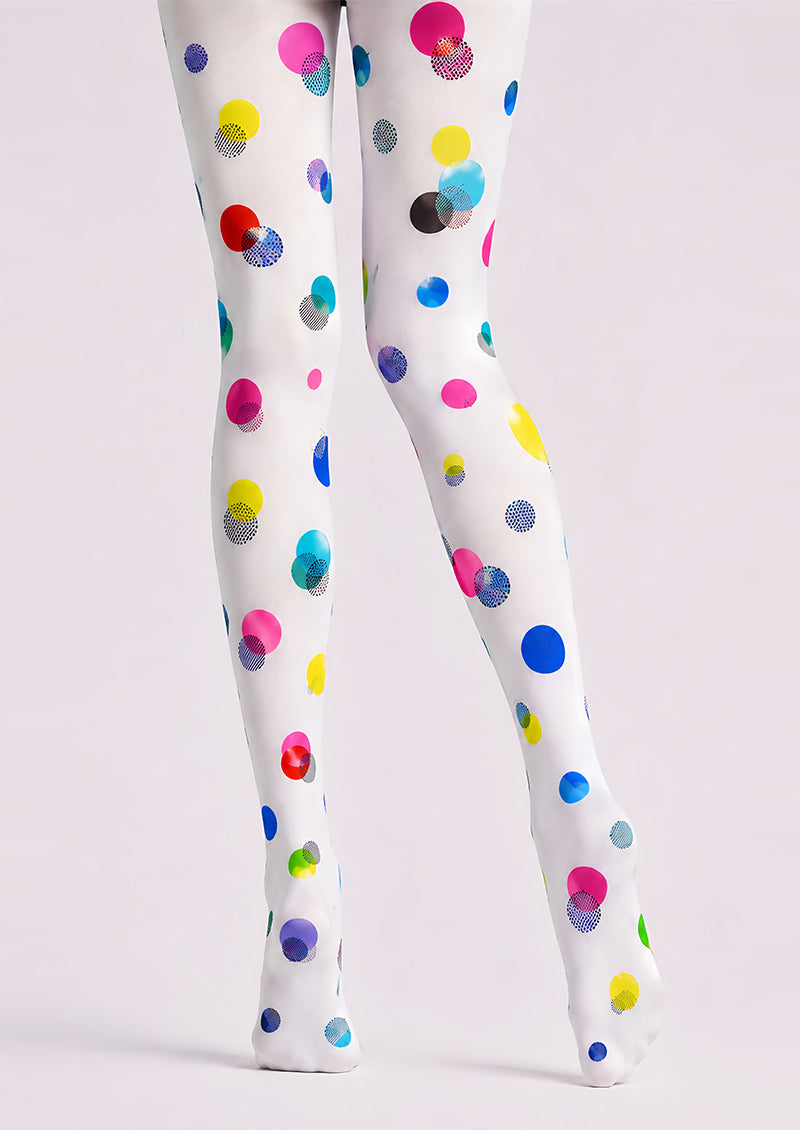 PopArt Print Tights Polka Dot Candy Pantyhose L68-13