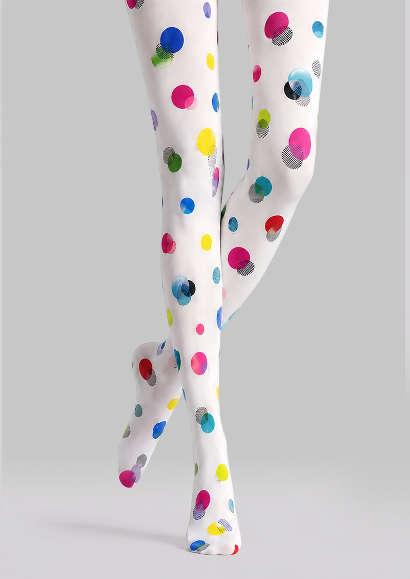 PopArt Print Tights Polka Dot Candy Pantyhose L68-13