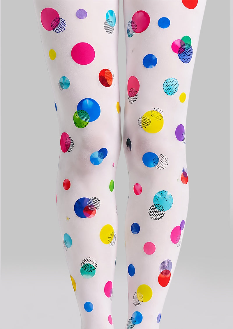 PopArt Print Tights Polka Dot Candy Pantyhose L68-13