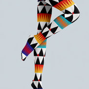 Harlequin Geometric Tights Hosiery Pantyhose L68-130