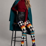 Harlequin Geometric Tights Hosiery Pantyhose L68-130
