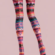 Boho Festival Tights Hosiery Pantyhose L68-134