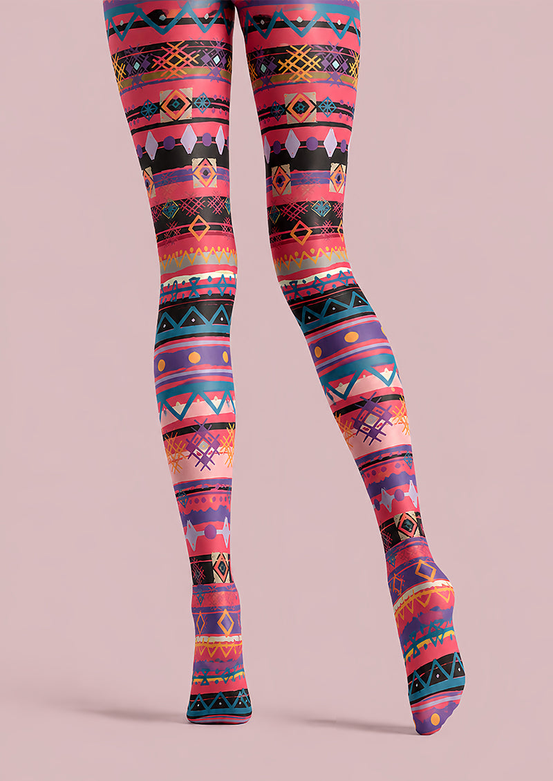 Boho Festival Tights Hosiery Pantyhose L68-134