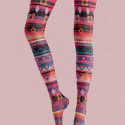 Boho Festival Tights Hosiery Pantyhose L68-134