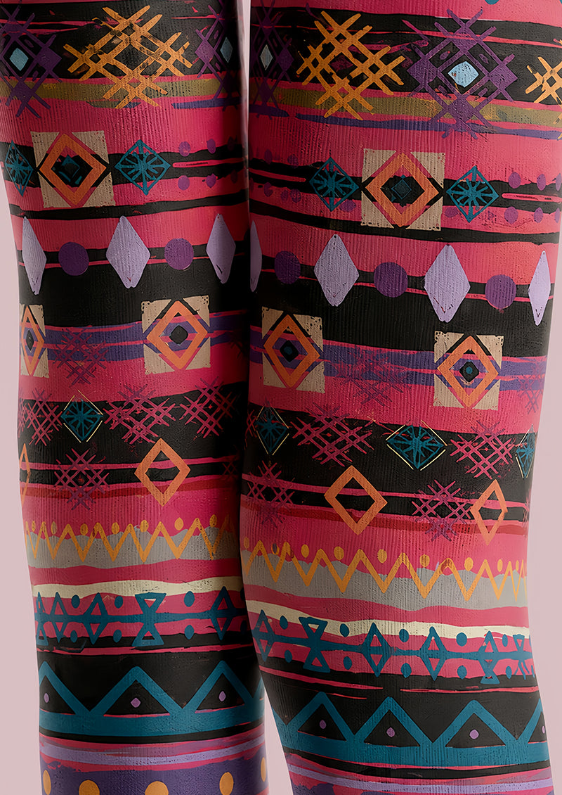 Boho Festival Tights Hosiery Pantyhose L68-134