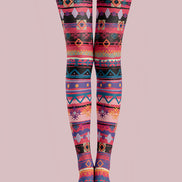 Boho Festival Tights Hosiery Pantyhose L68-134