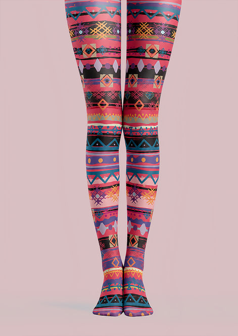 Boho Festival Tights Hosiery Pantyhose L68-134