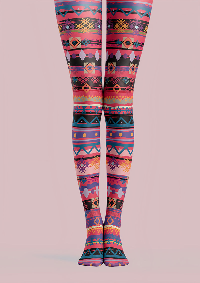 Boho Festival Tights Hosiery Pantyhose L68-134