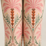Folk Floral Tights Hosiery Pantyhose L68-135