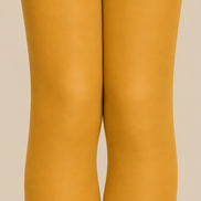 Mustard Yellow Basic Tights Hosiery Pantyhose L68-137