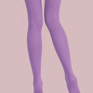 Solid Purple Tights Hosiery Pantyhose L68-138