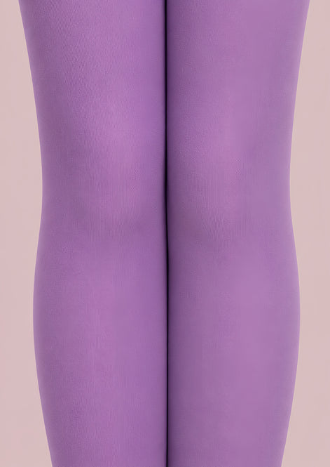 Solid Purple Tights Hosiery Pantyhose L68-138