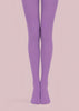 Solid Purple Tights Hosiery Pantyhose L68-138
