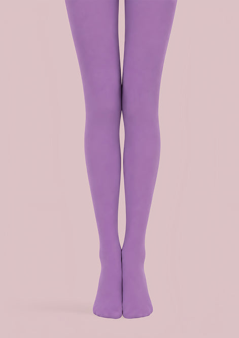 Solid Purple Tights Hosiery Pantyhose L68-138