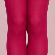 Fuchsia Pink Basic Tights Hosiery Pantyhose L68-139