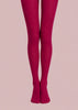 Fuchsia Pink Basic Tights Hosiery Pantyhose L68-139