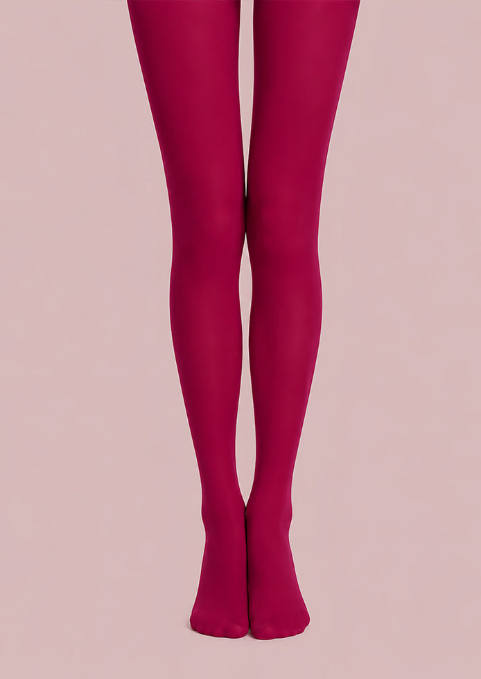 Fuchsia Pink Basic Tights Hosiery Pantyhose L68-139