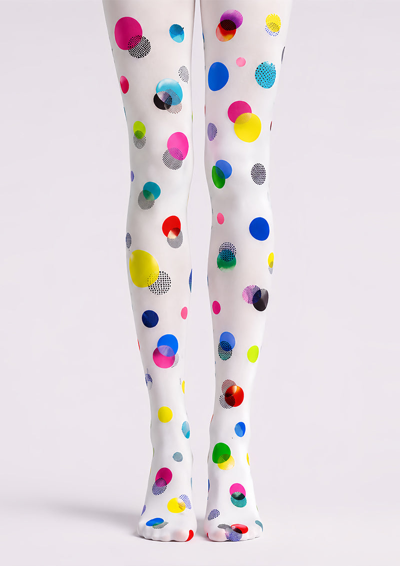 PopArt Print Tights Polka Dot Candy Pantyhose L68-13