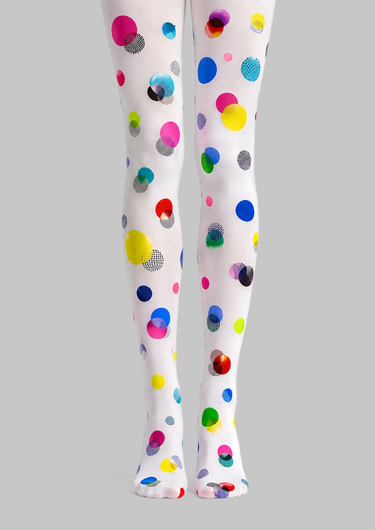 PopArt Print Tights Polka Dot Candy Pantyhose L68-13