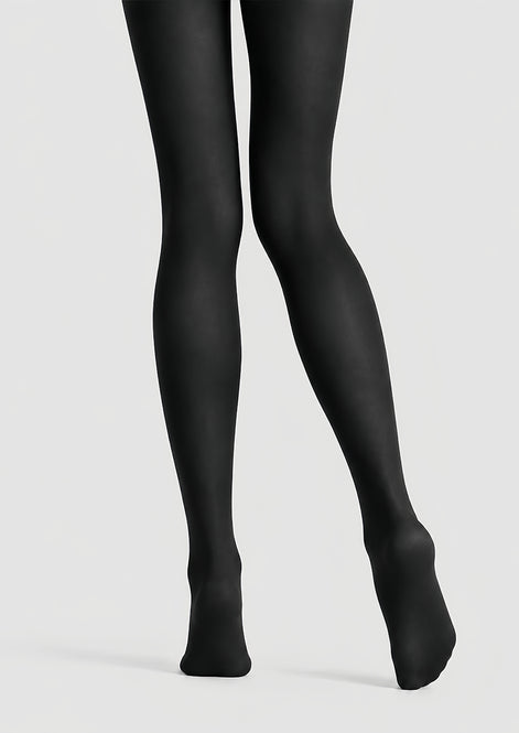 Classic Black Basic Tights Hosiery Pantyhose L68-140