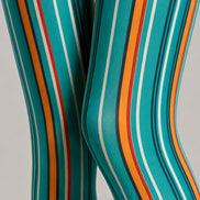 Y2K Colorful Striped Tights Hosiery Pantyhose L68-148