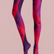 Cyberpunk Abstract Wave Tights Hosiery Pantyhose L68-20
