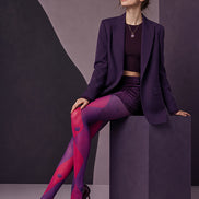 Cyberpunk Abstract Wave Tights Hosiery Pantyhose L68-20