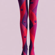 Cyberpunk Abstract Wave Tights Hosiery Pantyhose L68-20