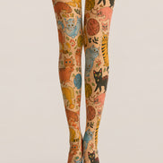 Cute Cat Tights Animal Print Pantyhose L68-50