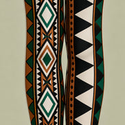 Abstract Pattern Tights Tribal Print Pantyhose L68-58