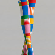 Pop Art Tights Color Block Print Pantyhose L68-59