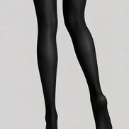 Gothic Skull Print Halloween Tights Black Hosiery L68-84