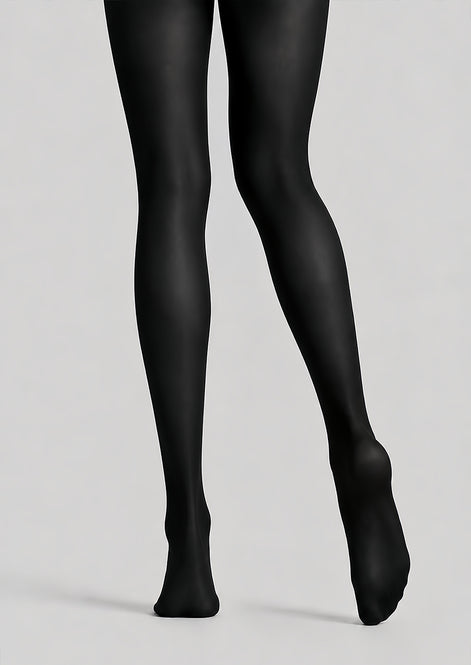 Gothic Skull Print Halloween Tights Black Hosiery L68-84