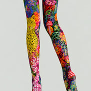 Colorful Animal Print Tights Floral Graphic Hosiery L68-89