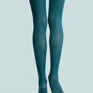 Teal Horse Graphic Printed Tights Hosiery Pantyhose L68-94